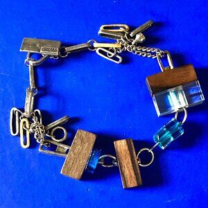 Great mixed media Anne-Marie Chagnon bracelet